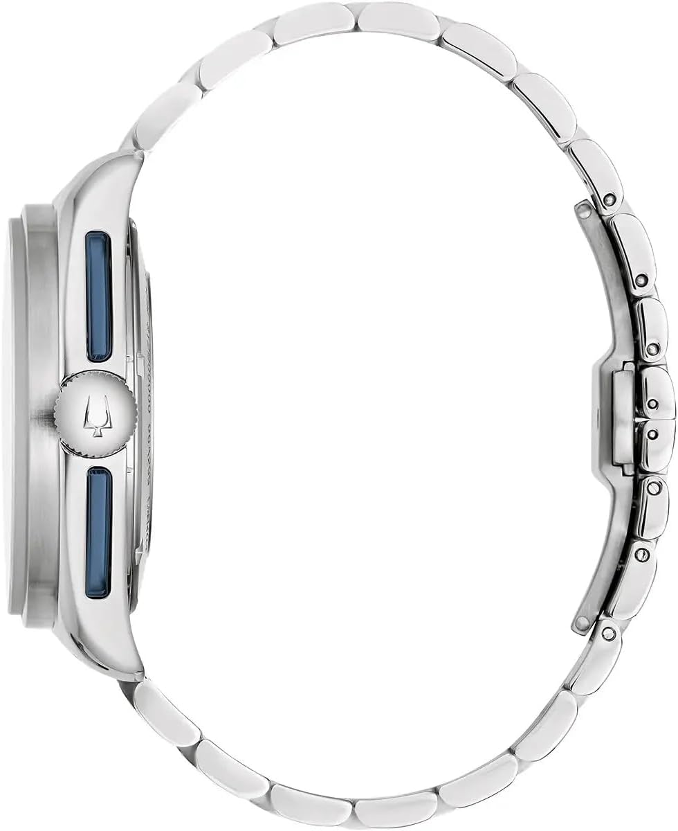 Bulova Montre à Quartz analogique pour Homme avec Bracelet en Acier Inoxydable 98K112, Bicolore., Bracelet – Image 4