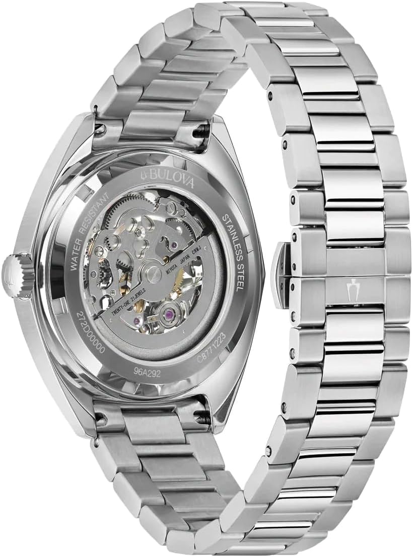 Bulova Hommes Analogique Quartz Montre avec Bracelet en Acier Inoxydable 96A292 – Image 2