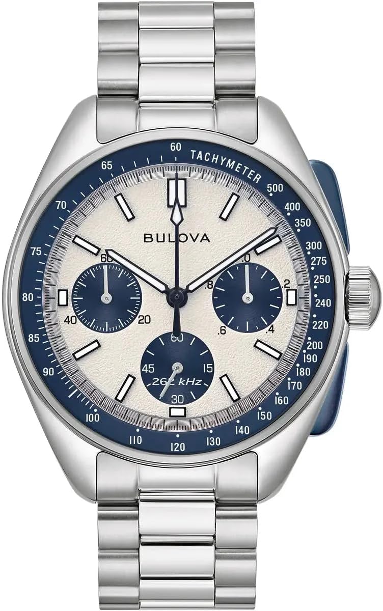 Bulova Montre à Quartz analogique pour Homme avec Bracelet en Acier Inoxydable 98K112, Bicolore., Bracelet – Image 2