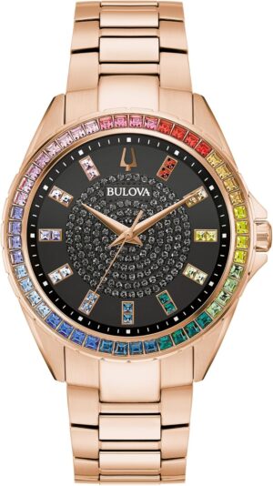 Bulova Homme Analogique Quartz Montre avec Bracelet en Acier Inoxydable 97A180
